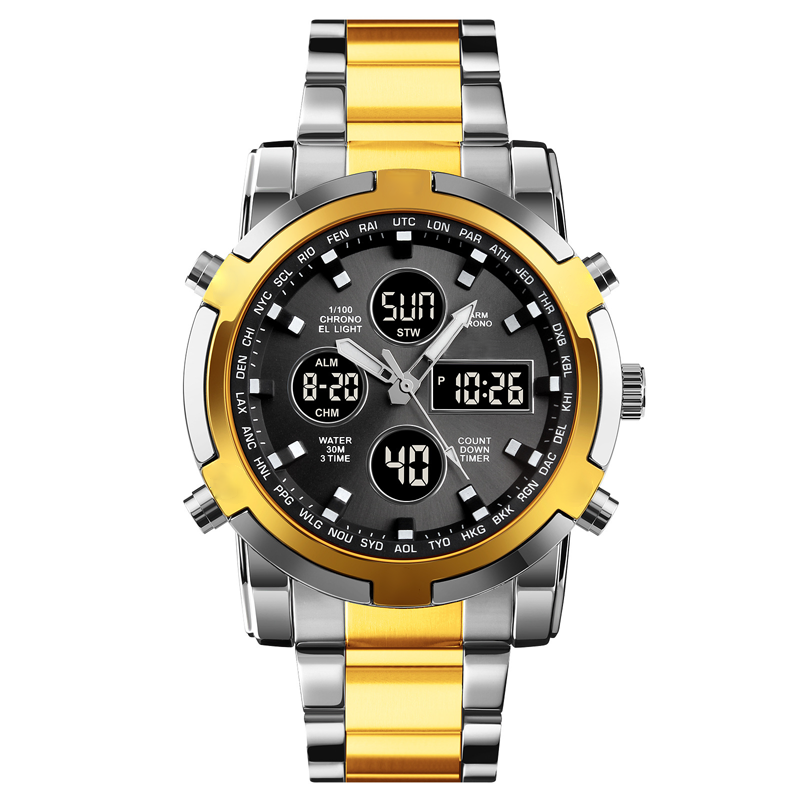 ⌚ 50% OFF NOW! 🔥 Men‘s Military Watch – Analog-Digital Display, Waterproof & Shock-Resistant 🛡️