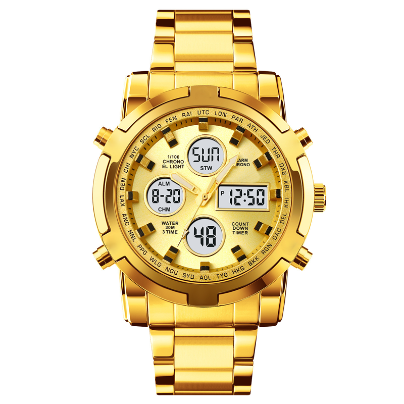 ⌚ 50% OFF NOW! 🔥 Men‘s Military Watch – Analog-Digital Display, Waterproof & Shock-Resistant 🛡️