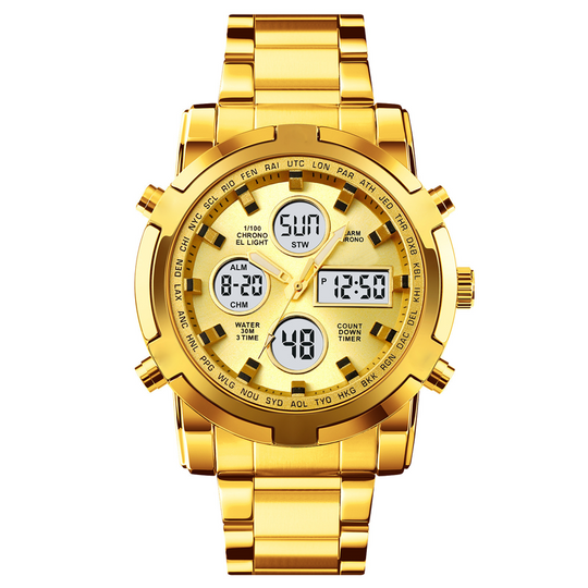 ⌚ 50% OFF NOW! 🔥 Men‘s Military Watch – Analog-Digital Display, Waterproof & Shock-Resistant 🛡️