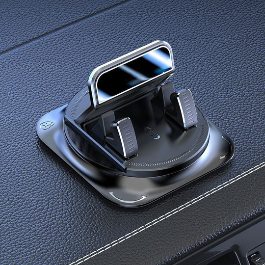 【FathersDayGift】Car phone holder 360 degree rotation, suitablefor car navigation in-car dashboard, horizontaland vertica screen adjustment angle,suctioncup fixed non-slip mobile phone holdersuitable for iPhone and Android