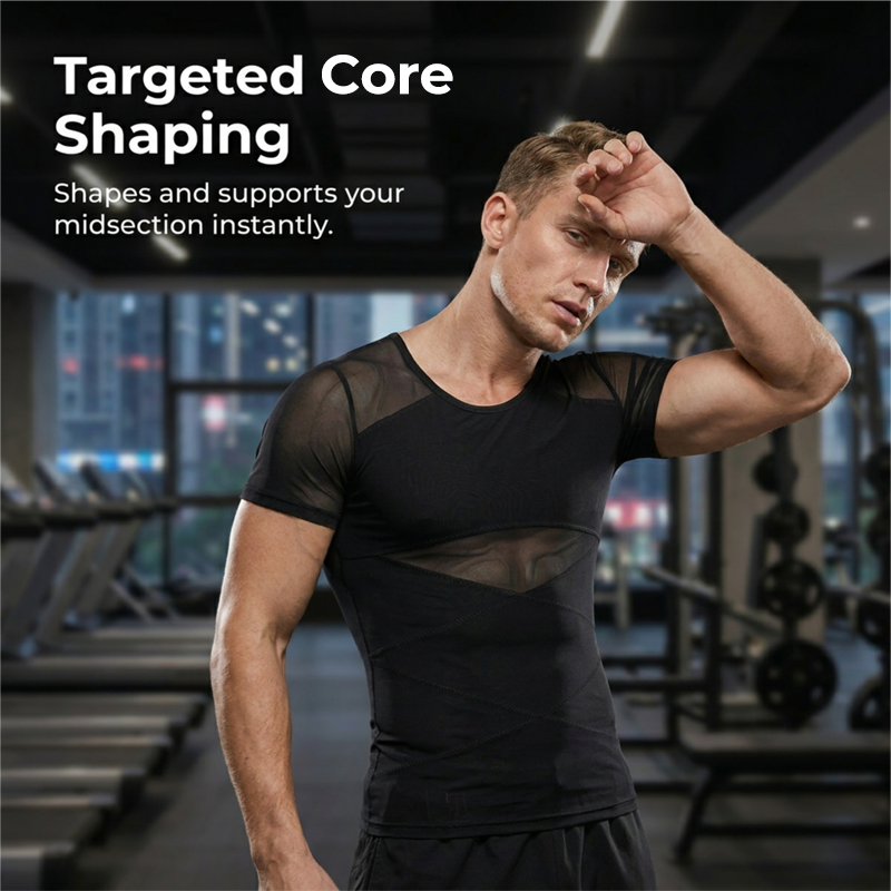 📢📢40% OFF !! ⏰Men's Breathable Compression Body Shaper