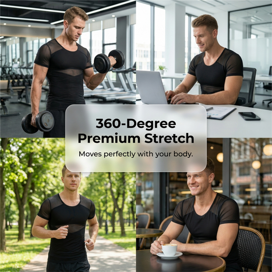 📢📢40% OFF !! ⏰Men's Breathable Compression Body Shaper
