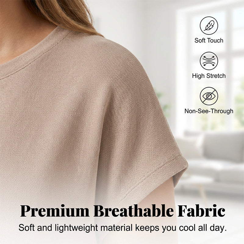 🌺Summer Hot Sale 50% OFF💐Women's T-Shirt Dress – Soft, Pockets, Effortless Midi