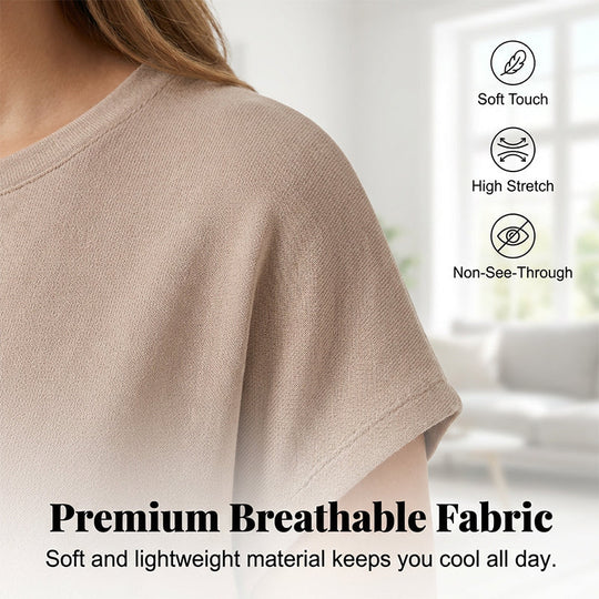 🌺Summer Hot Sale 50% OFF💐Women's T-Shirt Dress – Soft, Pockets, Effortless Midi