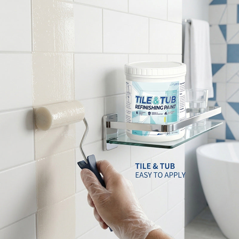 🎨 Újítsa fel csempéjét és kádját – Vízalapú csempe- és kádfelújító festék – Utánvétes 🛁✨