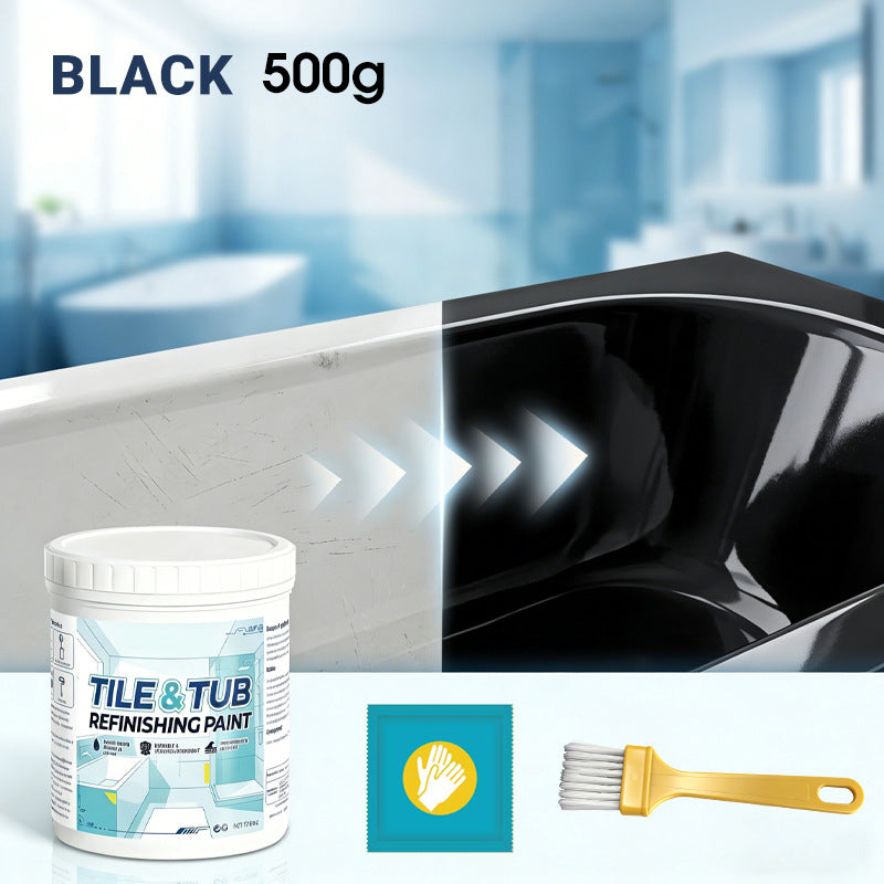 🥳OFFERTA IMPERDIBILE 2026🥳💞Oltre 50.000 unità vendute!🛁🎨 Piastrella &  Kit di vernice per il restauro della vasca da bagno – Finitura impermeabile e antiscivolo. Copre le macchie &  crepe. Facile da fare da soli, non serve un professionista. ✨🛡️