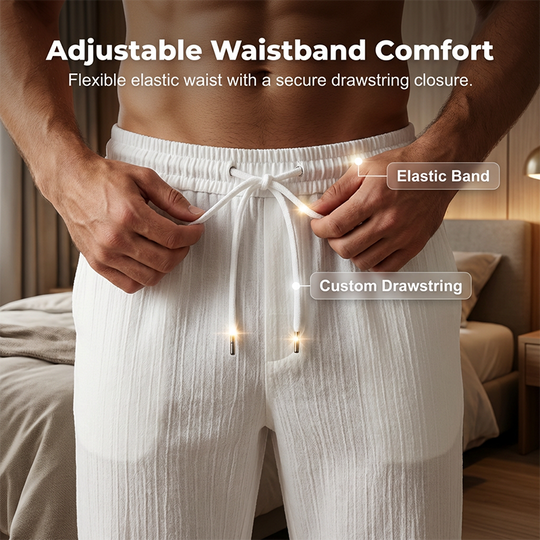 👔 LIMITED-TIME 55% OFF! ✨ Men's Textured 2-Piece Set – Shirt & Pants, Breathable, Coordinated 🧳