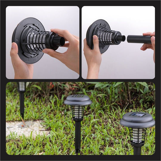 ☀️Solar Mosquito Zapper Light ✨– Outdoor Garden Stake Lamp, UV Insect Killer & Solar Pathway Light🦟🚫