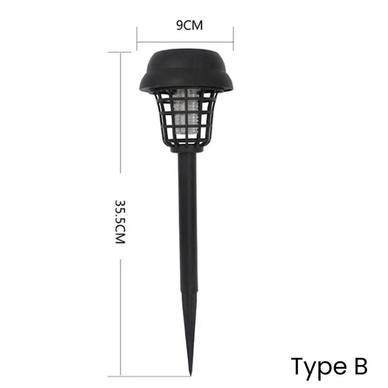 ☀️Solar Mosquito Zapper Light ✨– Outdoor Garden Stake Lamp, UV Insect Killer & Solar Pathway Light🦟🚫