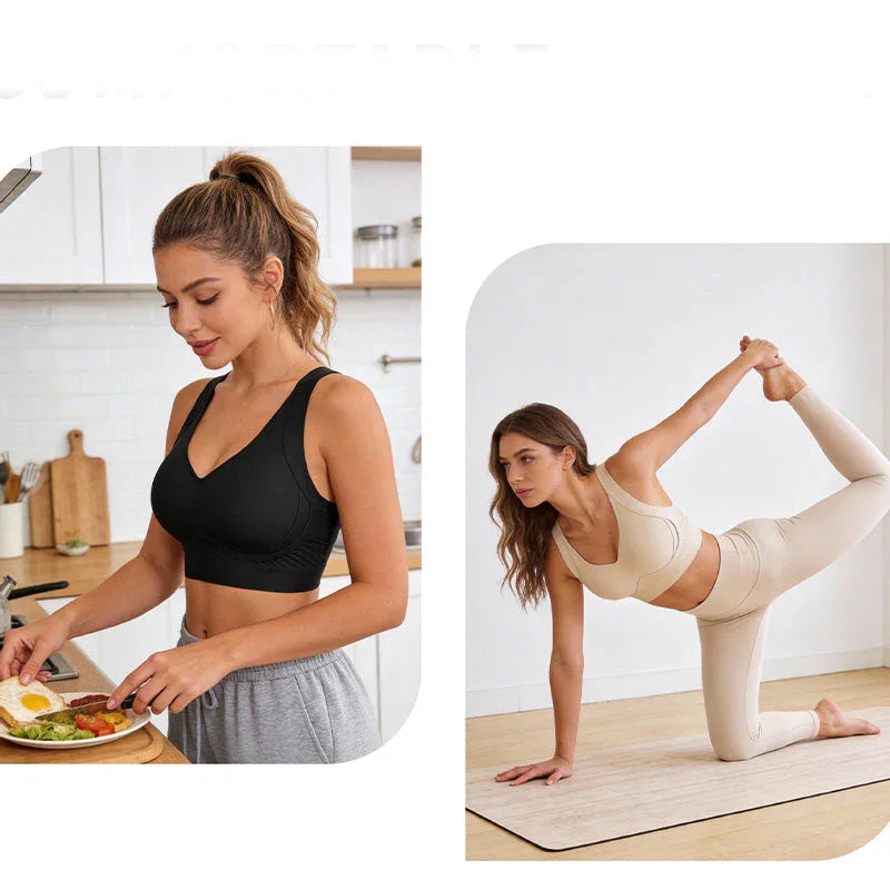 🥳2026 HOT SALE🥳💞50K+ SOLD!👗🌸 50% OFF! Full Coverage Seamless Support Bra – Anti‑sagging, side smoothing, wide straps. All‑day comfort & lift. 👙✨
