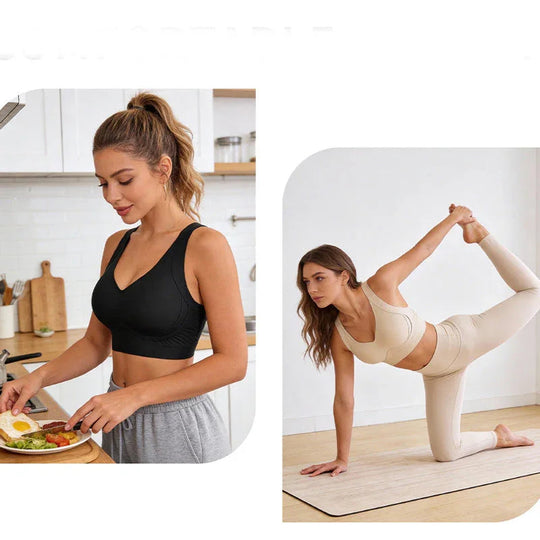 🥳2026 HOT SALE🥳💞50K+ SOLD!👗🌸 50% OFF! Full Coverage Seamless Support Bra – Anti‑sagging, side smoothing, wide straps. All‑day comfort & lift. 👙✨