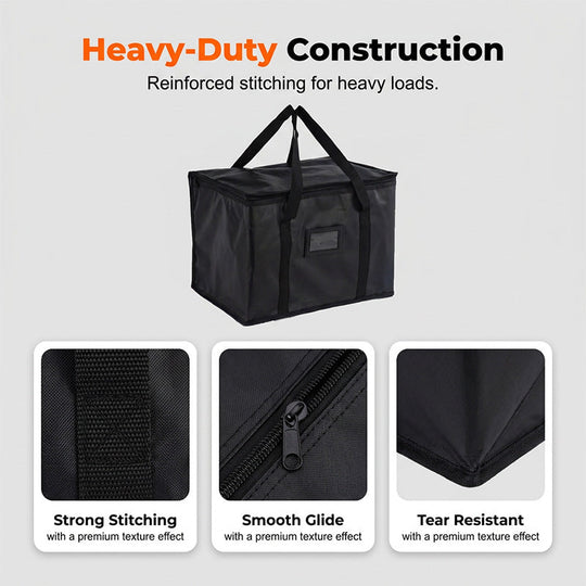 📢📢50% OFF !! ⏰Large Capacity Handheld Zipper Aluminum Foil Insulated Bag