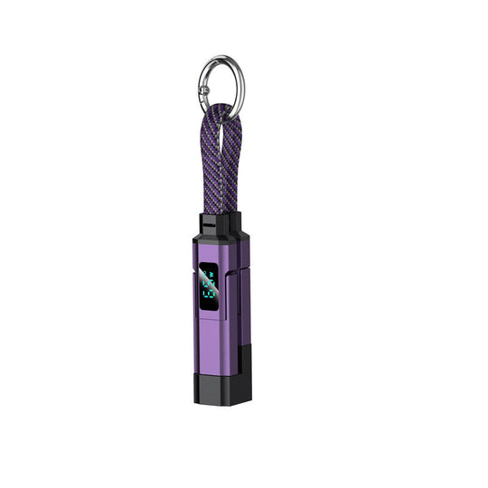 🔥Portachiavi con display digitale 4 in 1 e cavo di ricarica