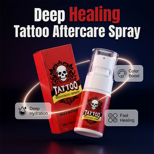 💥 Oltre 50.000 unità vendute!💉 Spray per la cura post-tatuaggio: idrata e ravviva la brillantezza dell'inchiostro.  🎨✨