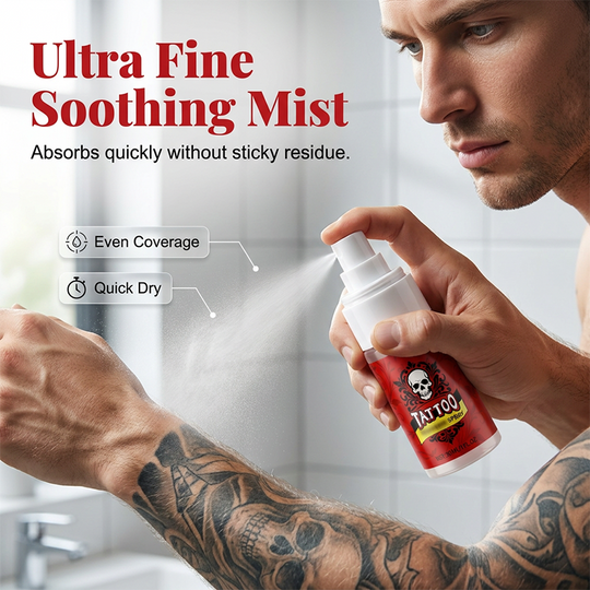 💥 Oltre 50.000 unità vendute!💉 Spray per la cura post-tatuaggio: idrata e ravviva la brillantezza dell'inchiostro.  🎨✨