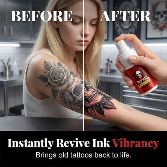 💥 Oltre 50.000 unità vendute!💉 Spray per la cura post-tatuaggio: idrata e ravviva la brillantezza dell'inchiostro.  🎨✨