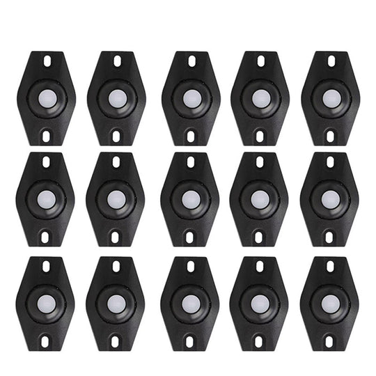 💖 50% OFF TODAY ONLY! 🎁 Universal 360° Rotating Self-Adhesive Wheels Set ✨ Smooth 360° Movement for Bins, Boxes & Furniture