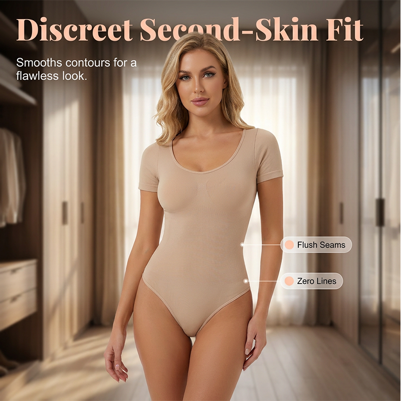 Seamless Tummy Control Shapewear Bodysuit