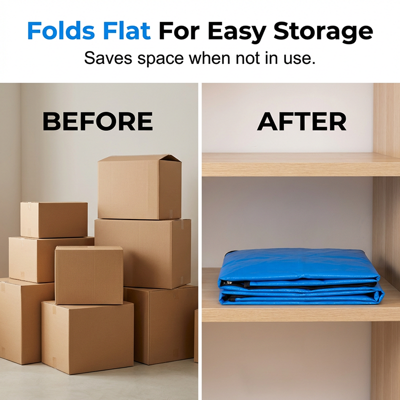 📦🔥LAST DAY: Only £8.99‼️🧳 Collapsible Storage and Moving Bag – Heavy-duty handles & zippered closure – Folds flat, perfect for moving, travel or closet organization – reusable & easy to clean 🏠