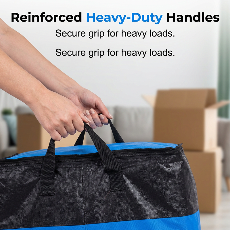 📦🔥LAST DAY: Only £8.99‼️🧳 Collapsible Storage and Moving Bag – Heavy-duty handles & zippered closure – Folds flat, perfect for moving, travel or closet organization – reusable & easy to clean 🏠
