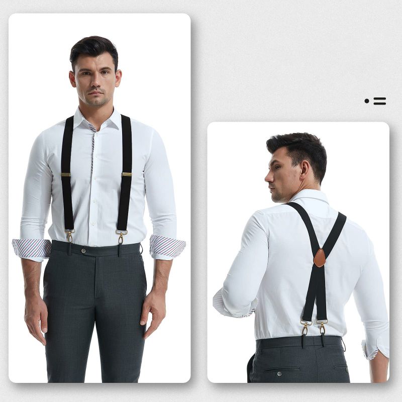 🧵👖🌀 LIMITED-TIME 50% OFF! Universal X-Shaped High-Elastic Suspenders – Stretchy & Breathable, No More Sagging Pants, Perfect for Work, Leisure, or Active Days 🏃‍♂️💨