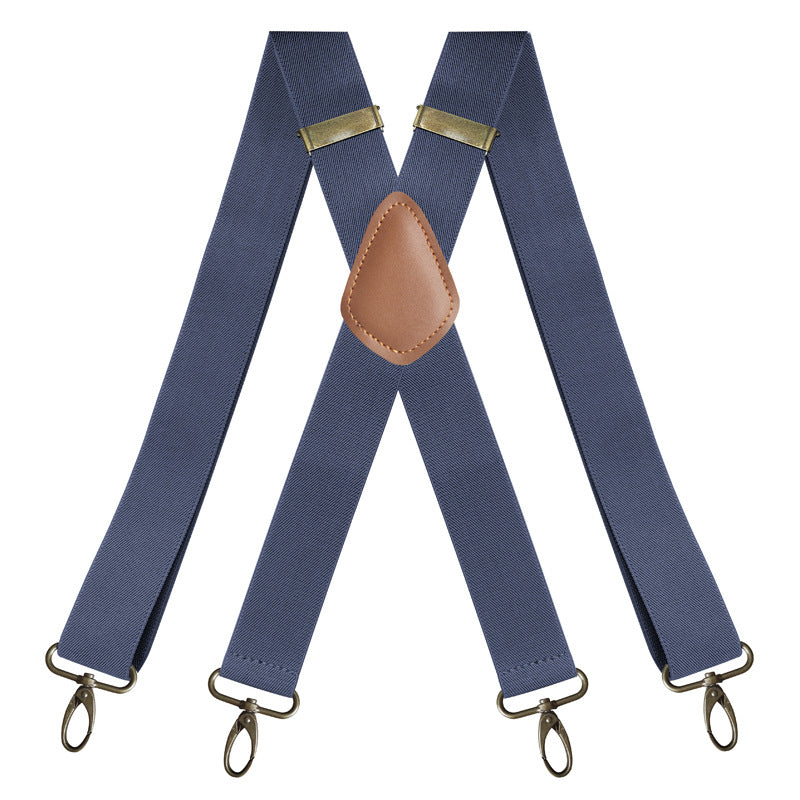 🧵👖🌀 LIMITED-TIME 50% OFF! Universal X-Shaped High-Elastic Suspenders – Stretchy & Breathable, No More Sagging Pants, Perfect for Work, Leisure, or Active Days 🏃‍♂️💨