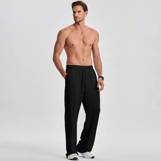 ⚽️🏆️World Cup Sale:40% OFF🎉70K+ SOLD! 🥳Men's Ribbed Sleeveless Tank Top & Pants 2-Piece Set