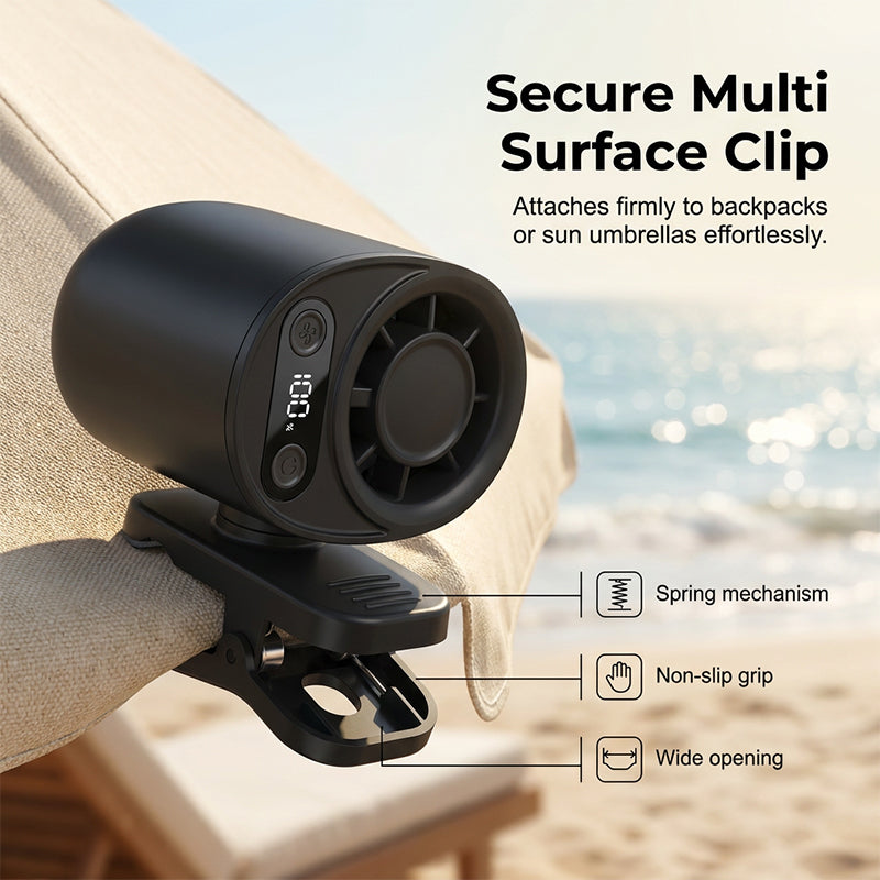 Mini Wearable Neck and Desktop USB Fan