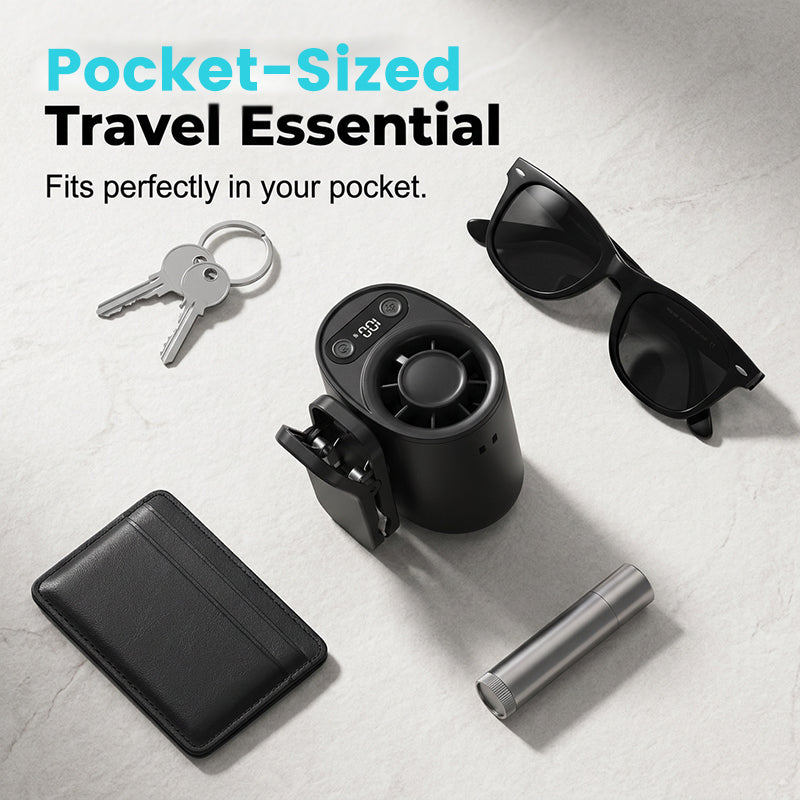 Mini Wearable Neck and Desktop USB Fan