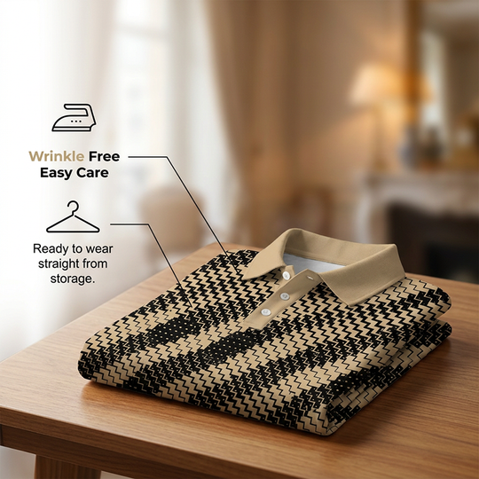 📢📢50% OFF !! ⏰Men's Geometric Print Collared Shirts