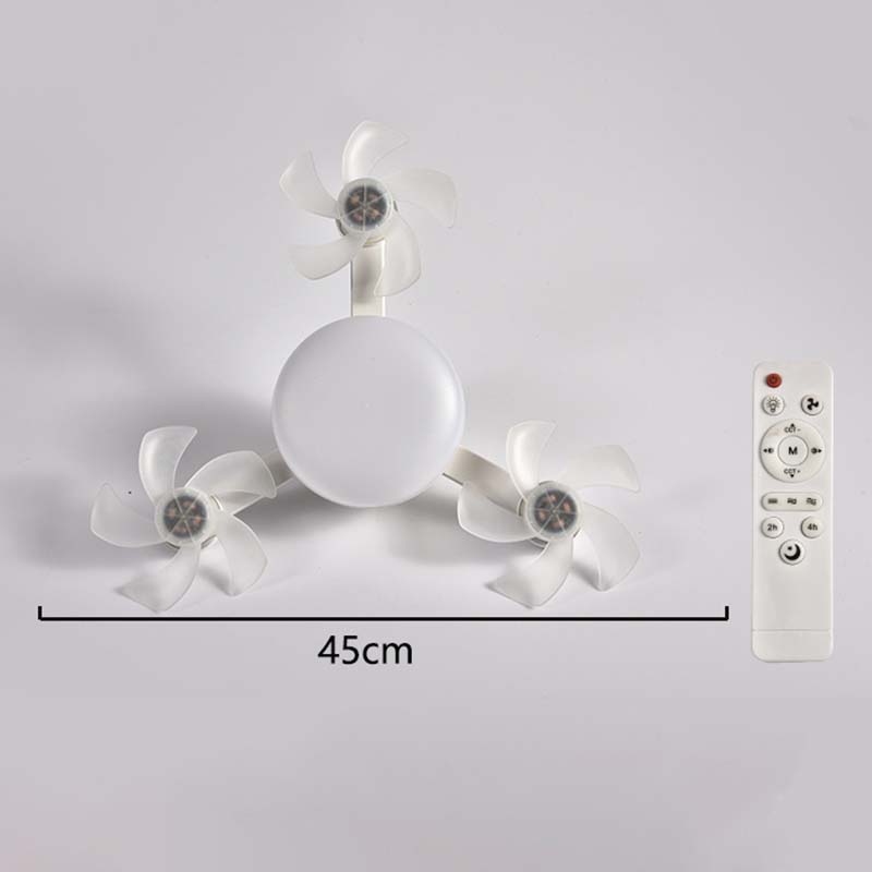 🌀49% OFF NOW! 💡Foldable Socket Ceiling Fan Light with Remote, Energy-Saving Cooling & Lighting for Bedroom & Home