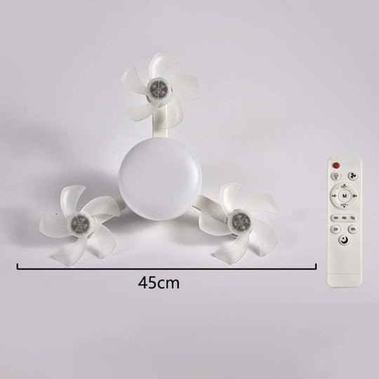 🌀49% OFF NOW! 💡Foldable Socket Ceiling Fan Light with Remote, Energy-Saving Cooling & Lighting for Bedroom & Home