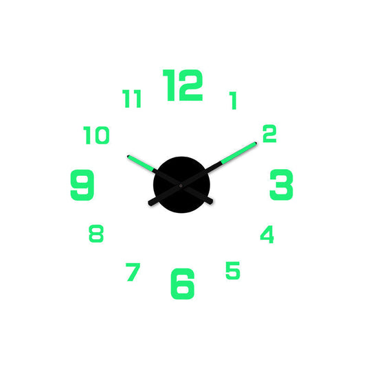 2026 HOT SALE50K+ SOLD!3D DIY Luminous Acrylic Wall Clock Set