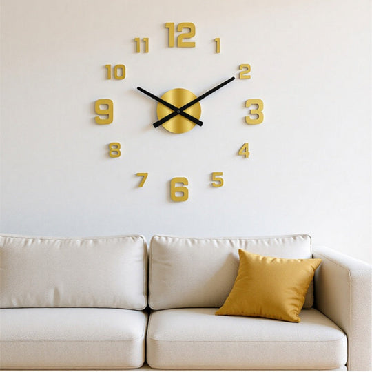 2026 HOT SALE50K+ SOLD!3D DIY Luminous Acrylic Wall Clock Set