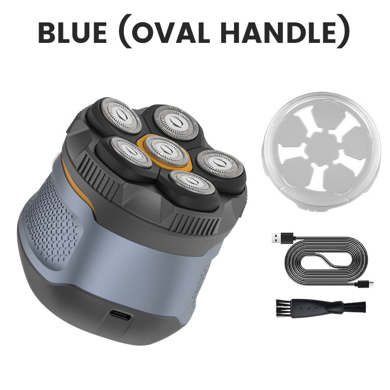 6D Waterproof Head Shaver Kit for Bald Men