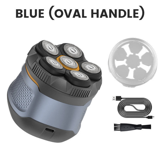 6D Waterproof Head Shaver Kit for Bald Men