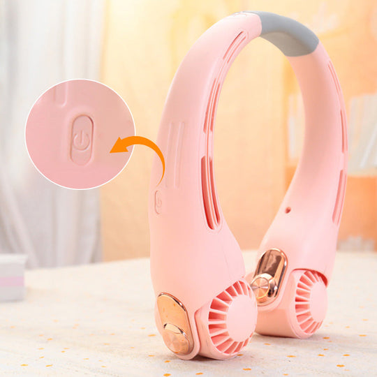 🌀 LIMITED-TIME 49% OFF! 💥 360° Rotating Neck Fan – Ultra Quiet, 3 Speeds, Hands-Free, Long Battery ✨