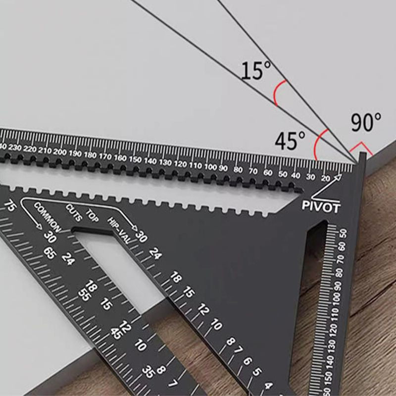 Woodworking Triangle Ruler 7-inch