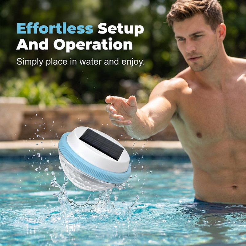 💥Solar Floating Pool Lights with Remote Control — RGB Colour-Changing, IP68 Waterproof, 16 Lighting Modes