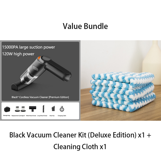 📢📢53% OFF !! ⏰ Cordless Car Vacuum – 10000Pa Suction & 4000mAh Battery 🚗
