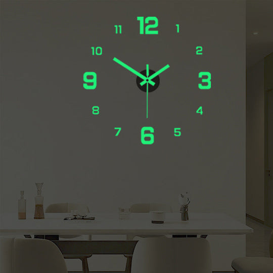 🏠🕒Modern 3D Digital Wall Clock – Silent Acrylic Luminous Wall Decor, Night Glow Easy-Read Time Display, Stylish Home Decoration & Gift