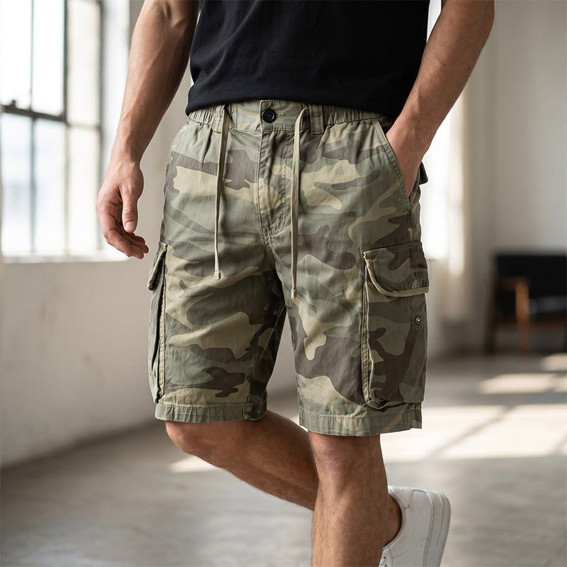 🩳 LIMITED-TIME 55% OFF! ✨ Men's Casual Relaxed Fit Cargo Shorts – Multi-Pockets, Breathable, Rugged 🌲