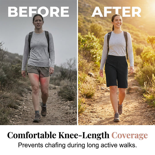 Comfortable Stretch Walking Shorts for Women