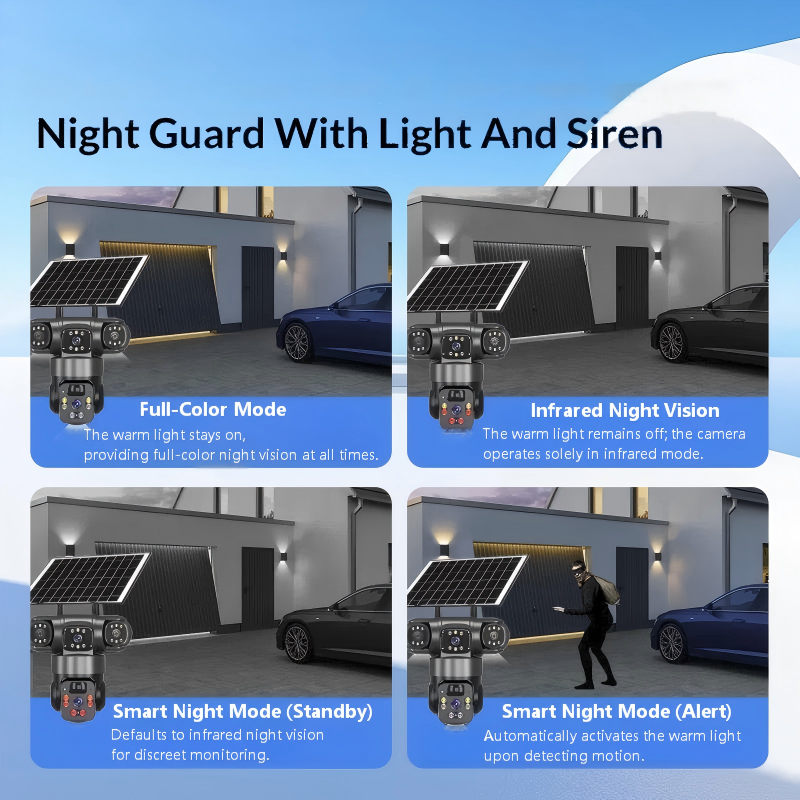 ⏳ LIMITED-TIME 50% OFF! ⏰6K 9MP Outdoor Wi-Fi Security Camera | 10x Zoom, 3 Lenses, 360° PTZ | IP66 Waterproof, Color Night Vision, Two-Way Audio, Motion Tracking