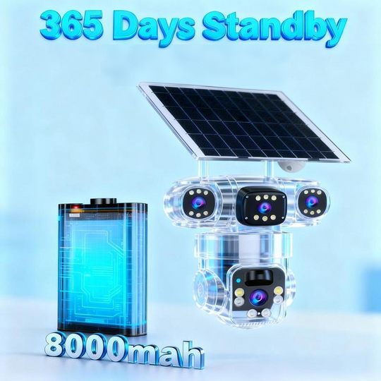 ⏳ LIMITED-TIME 50% OFF! ⏰6K 9MP Outdoor Wi-Fi Security Camera | 10x Zoom, 3 Lenses, 360° PTZ | IP66 Waterproof, Color Night Vision, Two-Way Audio, Motion Tracking