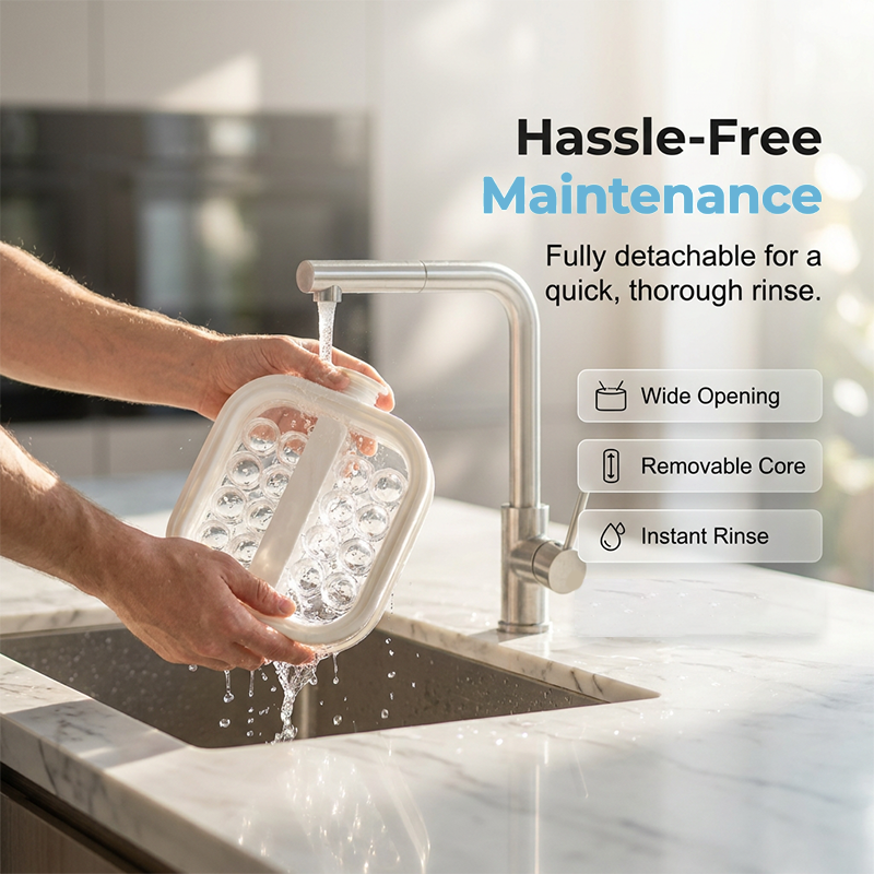 🥇Summer Hot Sale 💦Portable Silicone Ice Ball Maker Kettle🧊