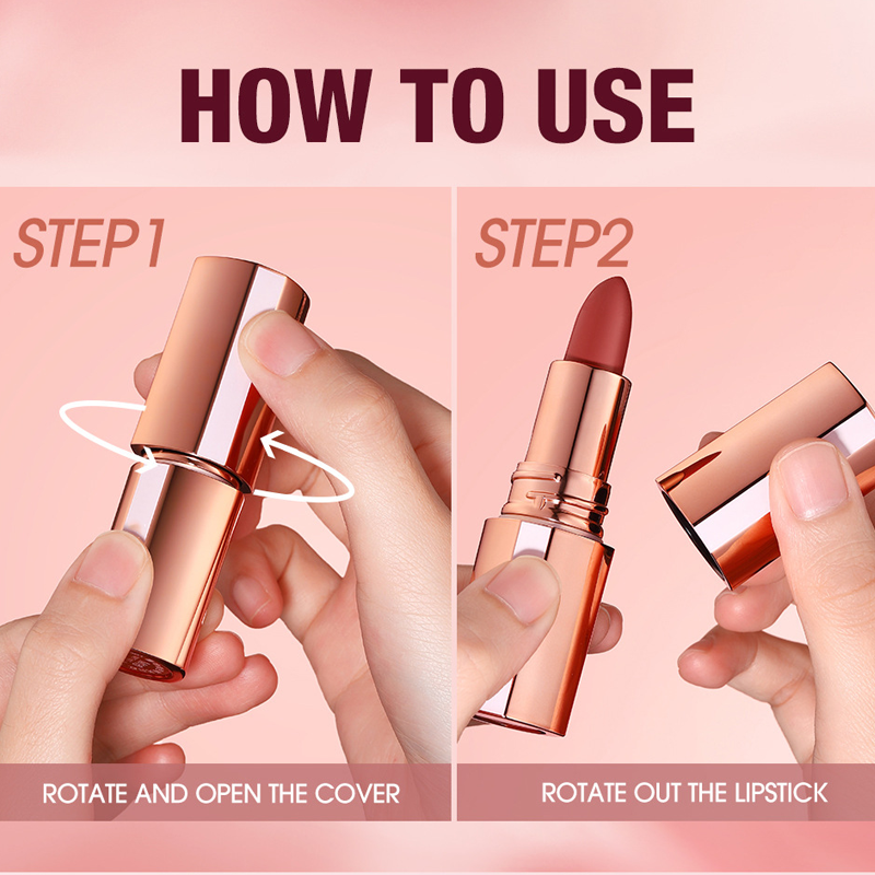 🔥Hot Sale 50% OFF🔥 Coffee & Kiss Proof! 24H Matte Lipstick – Velvet All-Day, Zero Touch-Ups ☕
