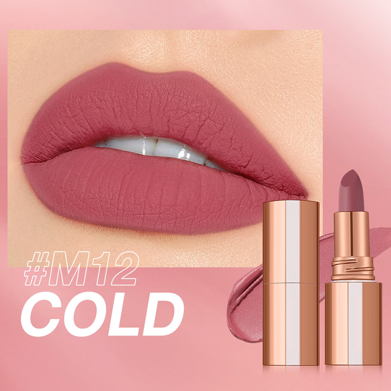 🔥Hot Sale 50% OFF🔥 Coffee & Kiss Proof! 24H Matte Lipstick – Velvet All-Day, Zero Touch-Ups ☕