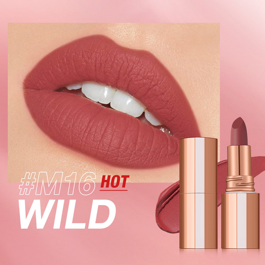 🔥Hot Sale 50% OFF🔥 Coffee & Kiss Proof! 24H Matte Lipstick – Velvet All-Day, Zero Touch-Ups ☕