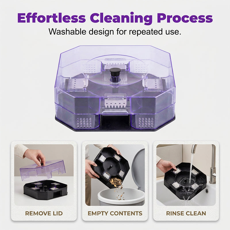 Reusable Roach Trap – Physical capture, no toxic sprays. One‑way doors, easy to check & clean. Safe for homes with kids & pets! 🏠✨